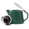 Théière En Porcelaine - Non Spécifié - Infuseur En Acier Inoxydable - Vert - Compatible Lave-vaisselle
