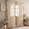 2026 Summer French-Style Solid Color Lace Curtains for Bedroom, Living Room, and Balcony with Floral and Ruffle Design