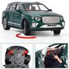 1:24 Scale Mulsanne Bentayga Car Model Toy Metal Diecast Pull Back Doors Opened Miniature Vehicle Models Boys Sound Light Gifts