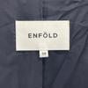 ENFOLD 300CS230-0460 Navy Double Cross Slit Overcoat Coat 38 NavyUsed