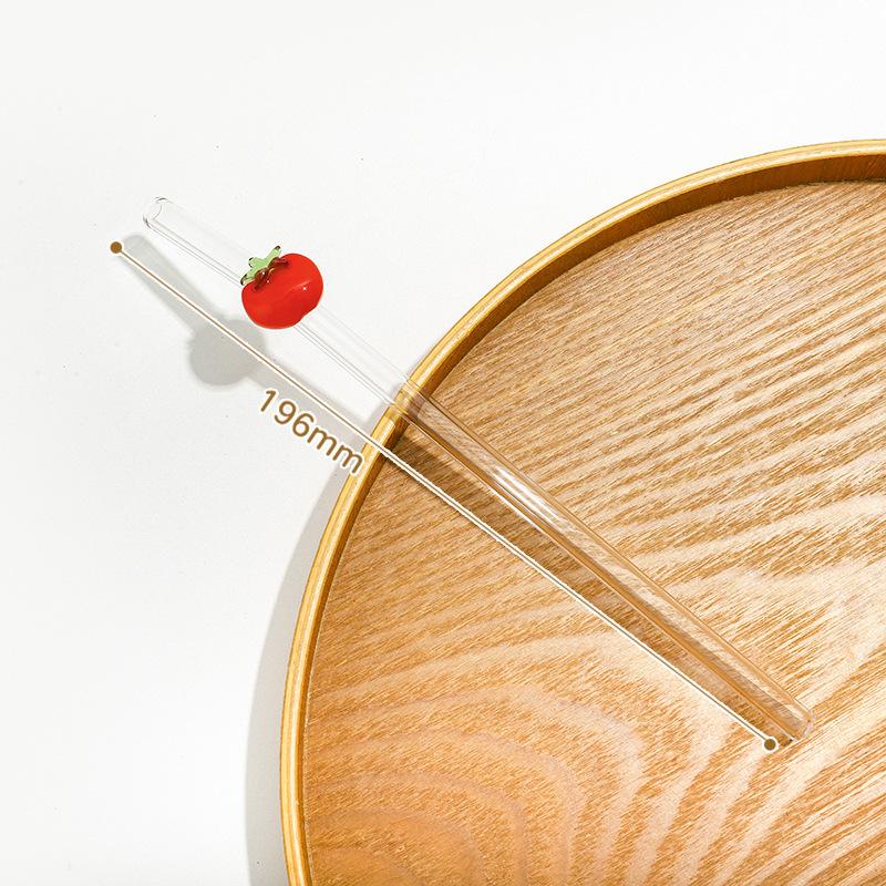 Flexible Glass Straw Set, Includes Cleaning Brush, Ideal For Milkshakes & Sodas, Perfect Gift For Birthdays & Weddings