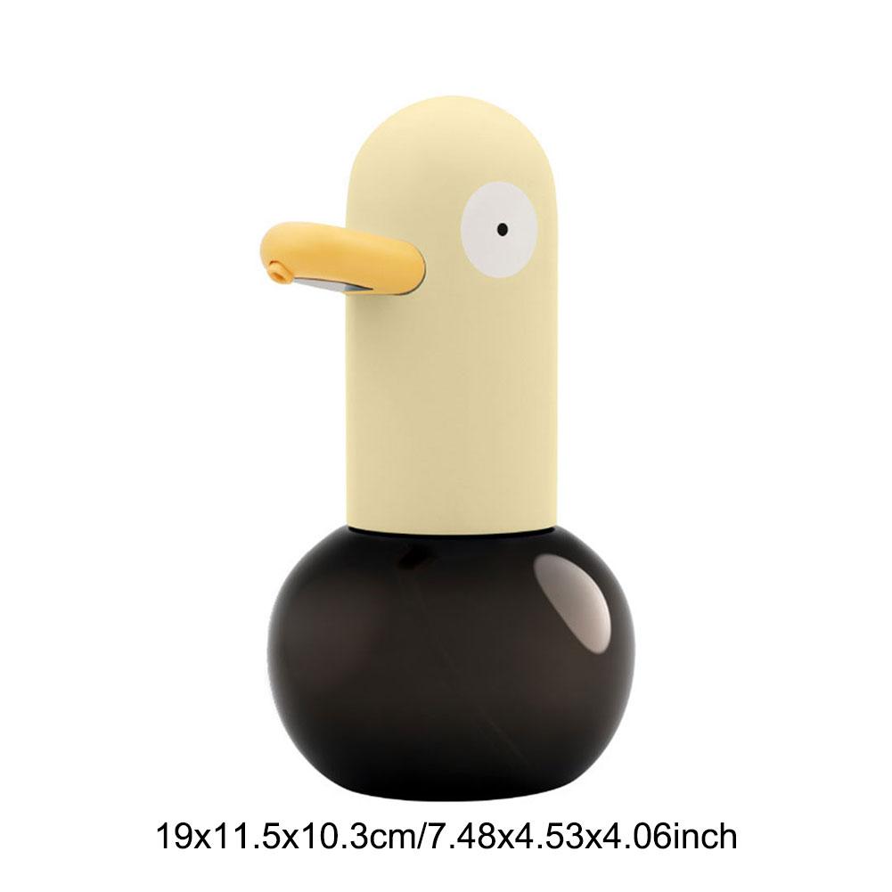 Cute Duck Automatic Soap Dispenser Touchless Pigeon Shaped Foaming Dispenser Hands Free Liquid Foam Soap Dispenser for Home