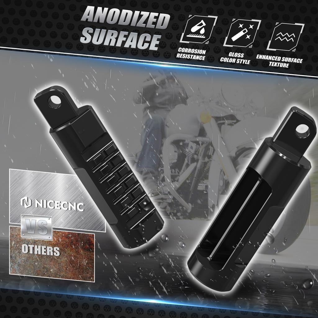For Harley Sportster 883 XL883 04-09 NICECNC Rider Footpegs Footrests Sportster 1200 XL1200T 14-20 Iron 883 1200 XL883N XL1200NS