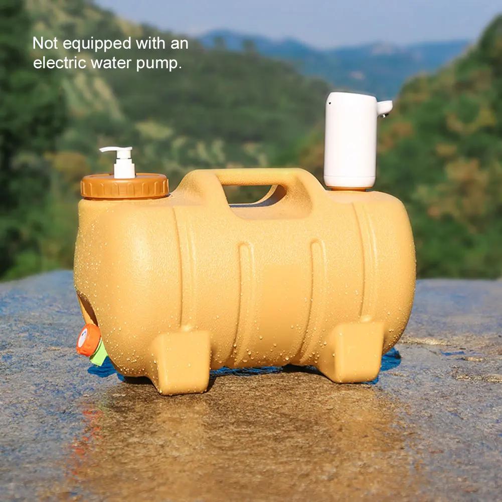 Electric Water Pump Adapter Universal Portable Water Dispenser Adapter Water Tank Adapter Cover for Outdoor Camping