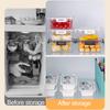 Transparent Sealed Storage Box Microwaveable Useful Dining Room Kitchen Refrigerator Food Storage Container