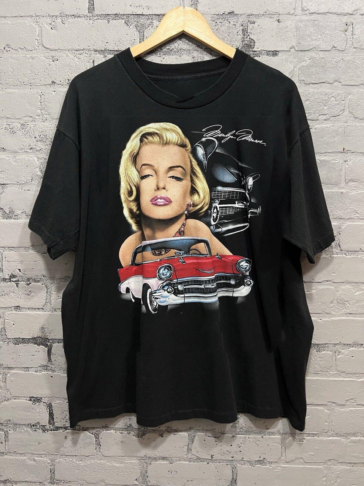 

Marilyn Monroe Tour Graphic Tee For Men Women Cotton Shirt MI318 4XL