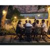 Solar Garland Bulb 20 Led White Plastic