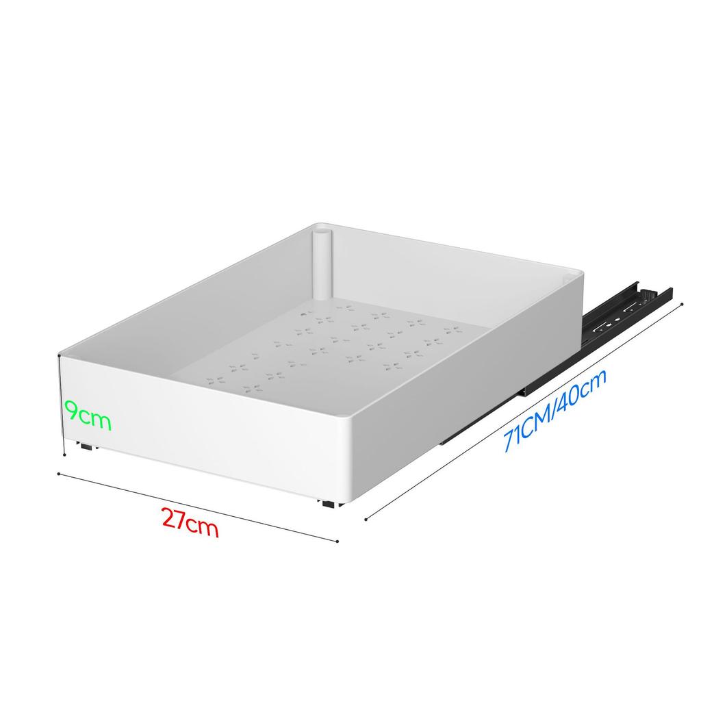 1-3pcs non-slip telescopic pull-out cabinet storage basket-drawer storage rack, suitable for kitchen cabinets, cutlery storage