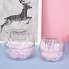 Golden Bear Acrylic Hamster Hideout: Dual-Use Bathroom & Nest for Small Pets