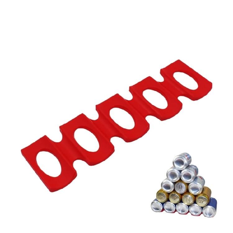 Functional Silicone Nonslip Pad For Organizing Can And Bottles In Refrigerators Or Cabinets
