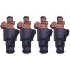 4Pcs Fuel Injector Nozzle Compatible with BMW M44 M42 318I 318Is 318Ti Z3 E36 1.9L 1.8L 1994-1999 0280150501 13641247196