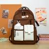High value college style fresh and sweet backpack junior high school students lightweight large capacity backpack