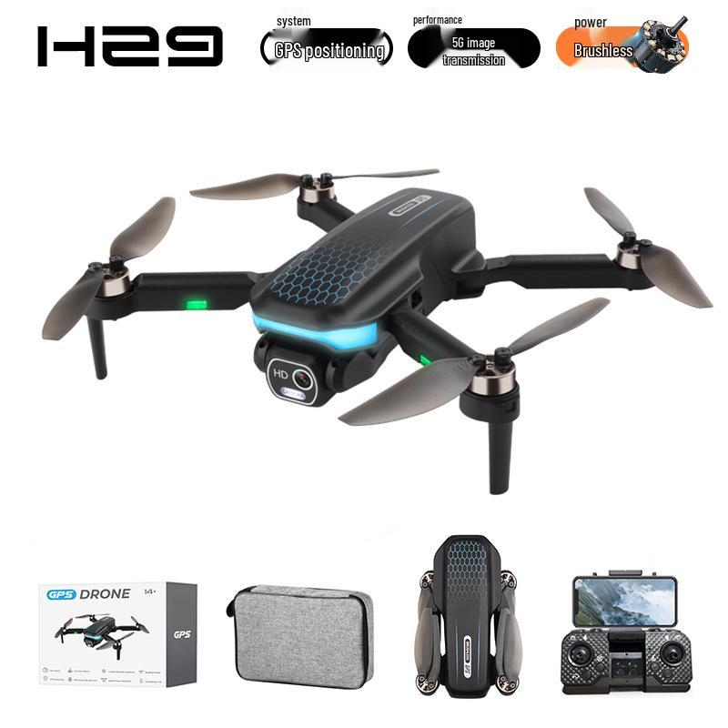 H16 Dual Camera 4K Drone with Brushless Motor, Optical Flow, and Folding Design