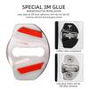 Car Sticker 2025 Hot 4 PCS/Set Fashion Stainless Steel Car Covers Door Lock Protecting Cover For Tesla model 3 model X Y Auto Ac