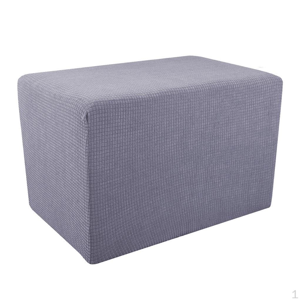 Art Footstool Pouf Cover Ottoman Pouffe Decorative Light Grey 1490₽