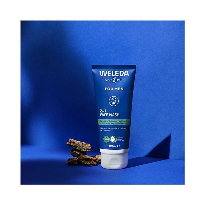 Weleda Homme Gel Nettoyant Visage 2 en 1 100Ml