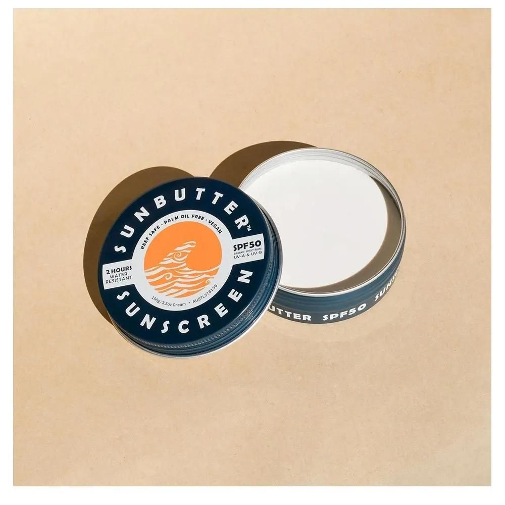 SunButter SPF50 Water Resistant Reef Safe Sunscreen 100g