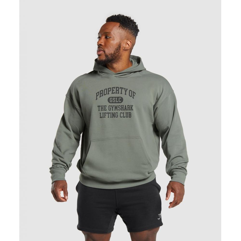 

GYMSHARK Property Of Hoodie Unit Зеленый A5A8P ECJF XS