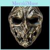 Silver And Copper Predator Resin Mask Role Play Prop For Halloween And Roleplay Party Decor