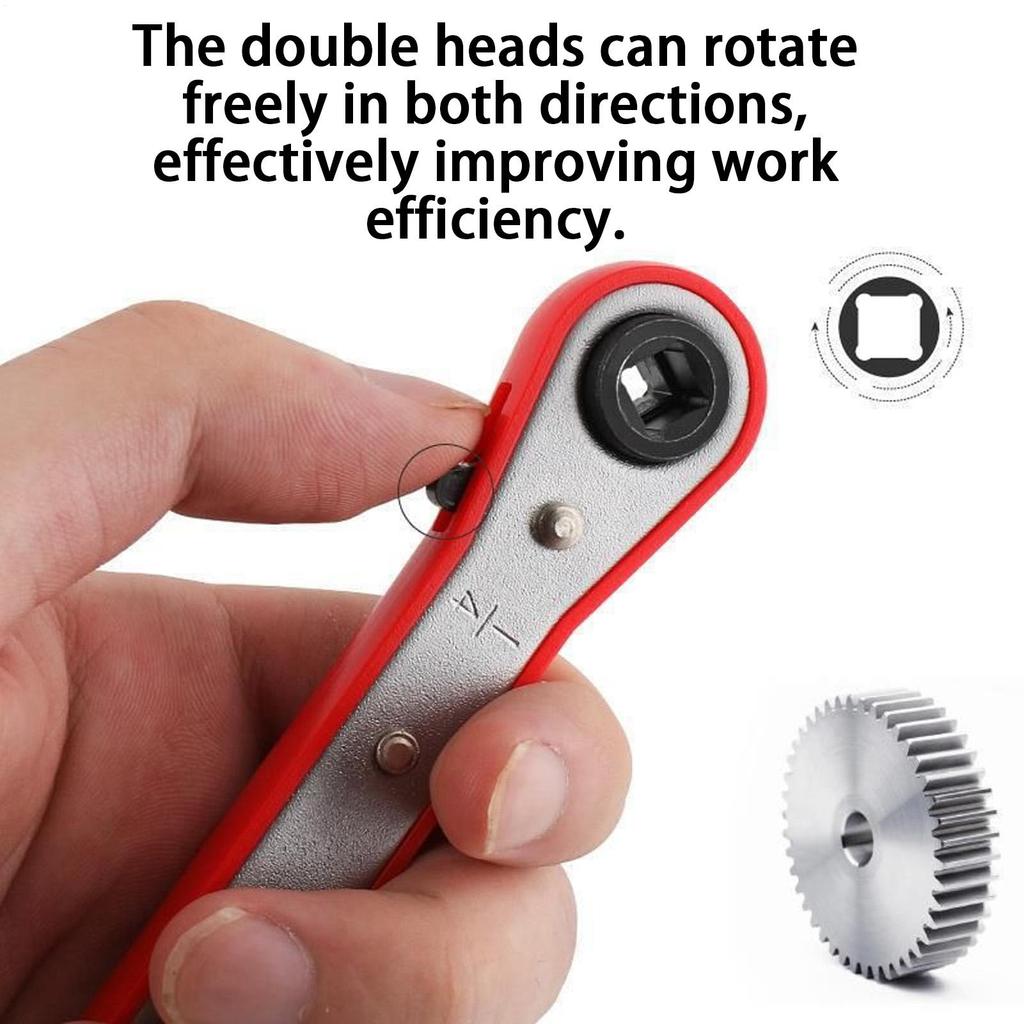 Klucz zapadkowy Szybkozłącze Odporny na rdzę Dwukierunkowy Mechaniczny Ratchet Bezprzewodowy Klucz Do Napraw Samochodowych Majsterkowanie