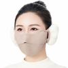 2-in-1 Fleece Winter Mask Breathable Riding Mask Thermal Earmuffs Mask  for Autumn and Winter