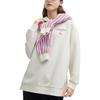 Fila Heritage Series Bedruckter Letter Hoodie Damen Sweatshirt Wolke-Pilz-Weiß F11W418214F-WT