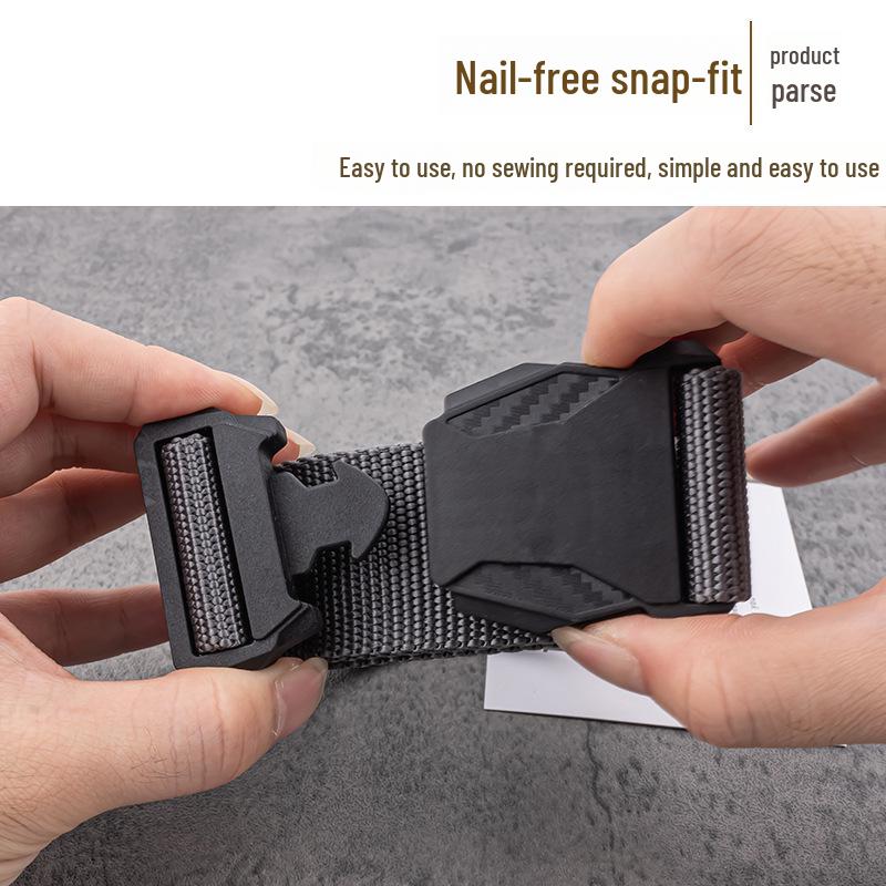 Cobra Buckle Men's Tactical Canvas Belt - Quick Release for Outdoor & Military Training