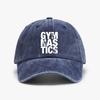 Funny Gymnastics sportsUnisex Hat Printing Graphic Vintage Soft Top Denim Baseball Cap Summer Unisex Women Golf Gymnast Rhythmic Hats