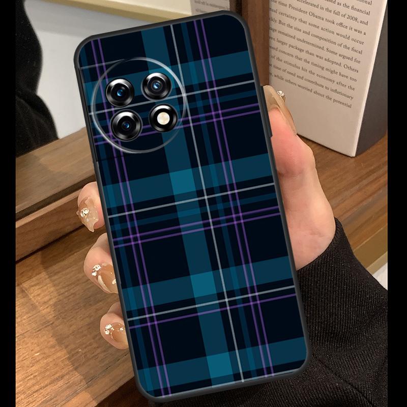 Clan Stewart Dress Tartan Plaid Case For OnePlus Nord 5 CE 2 3 4 Lite N20 N30 OnePlus 15 R 13R 12R 10T 13T 10 11 12 13 Cover