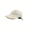 Sun Protection Hat With Ponytail Opening Duck Tongue Sun Hats Foldable Fisherman Hats
