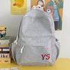 Schoolbag American College Trendy Cool Embroidered Alphabet Backpack Middle and High School Students Commuting Light Casual Versatile Backpack