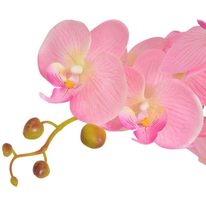VidaXL Artificial Plant with Pot Orchid 65 Cm Pink