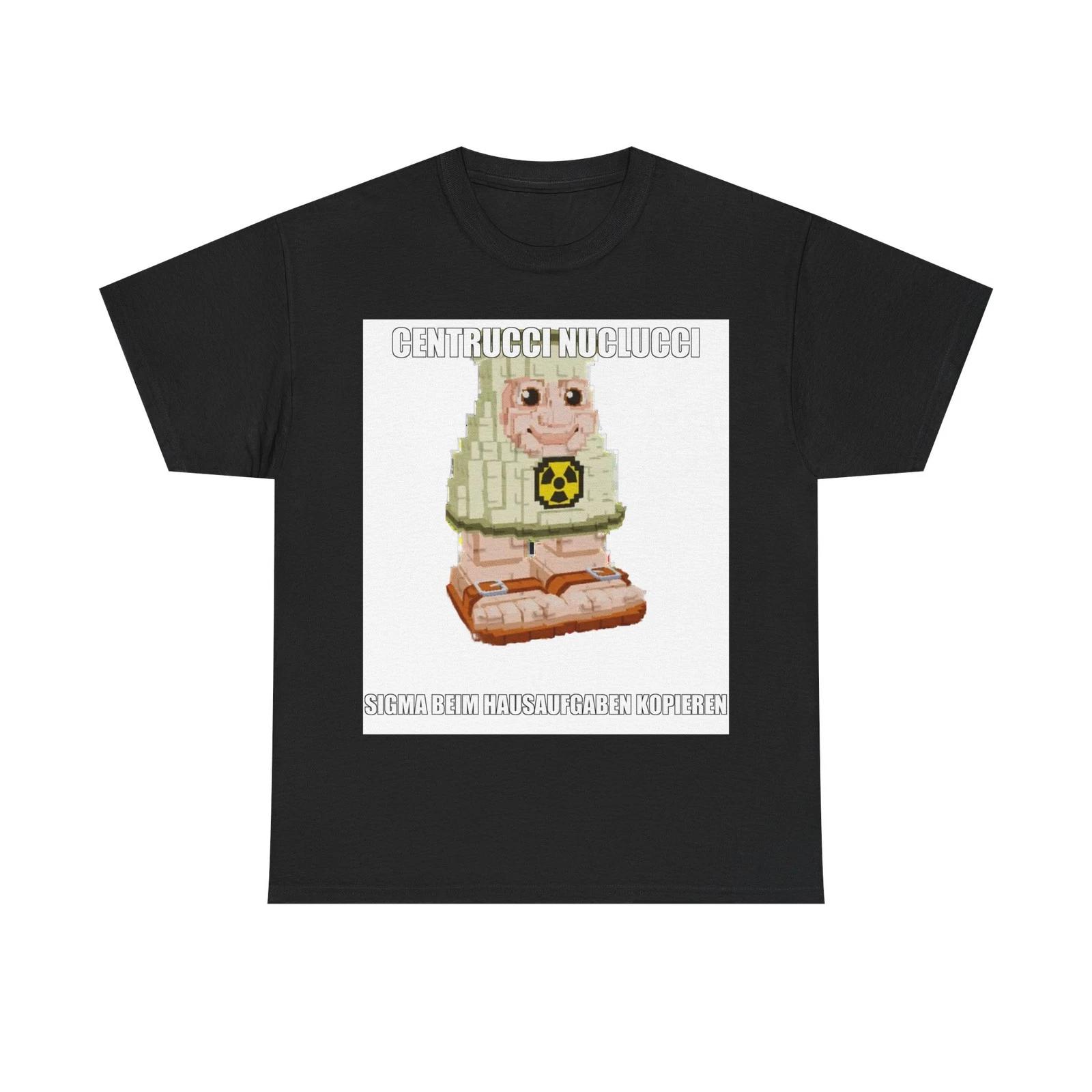Centrucci Nuclucci Unisex T-Shirt | Brainrot Meme Shirt Funny Viral Internet Hum M