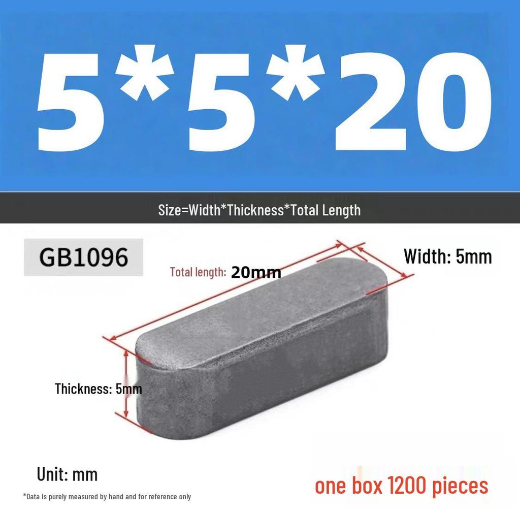 A3 Material Double Round Head Key Pin, Plain Key, Type A, Complete M3/M4/M5 Specifications