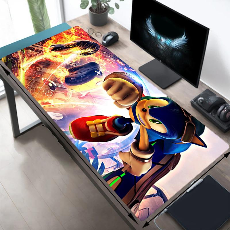 1pc Sonic Adventure Speedsters Game Mouse Pad Large Desk Mat Keyboard Ergonomic Office Rubber PC Non-slip Anti-fray Home Y82722