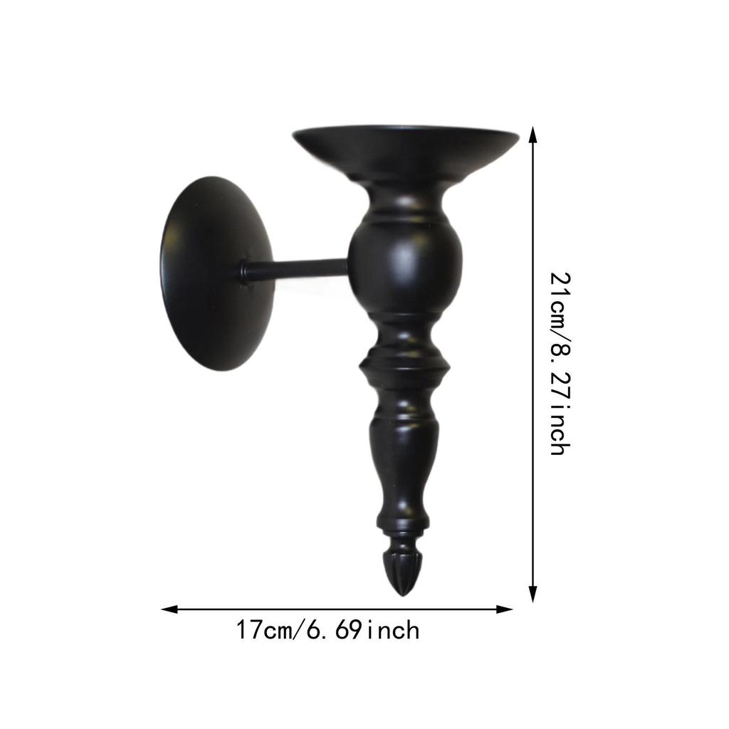 Wall Sconce Candle Holder Wall Mount Candlestick Holder Decorative Tealight Candle Holder for Dining Room Bedroom Office Yard