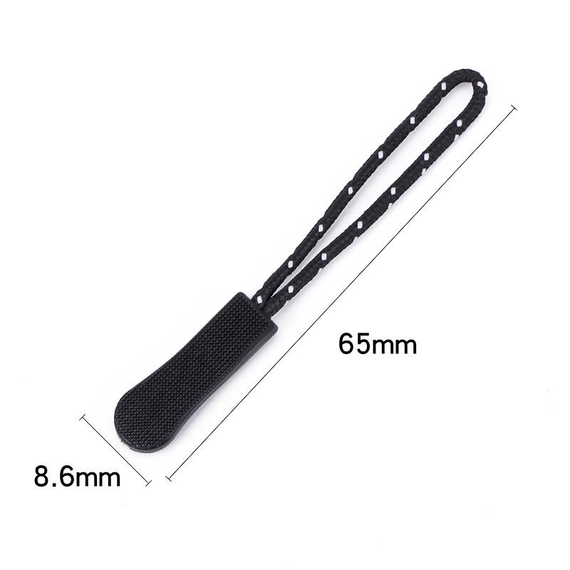 Zipper Puller and Tail Rope: Anti-Slip Nylon Accessories for Bags, Clothes, and Backpacks
