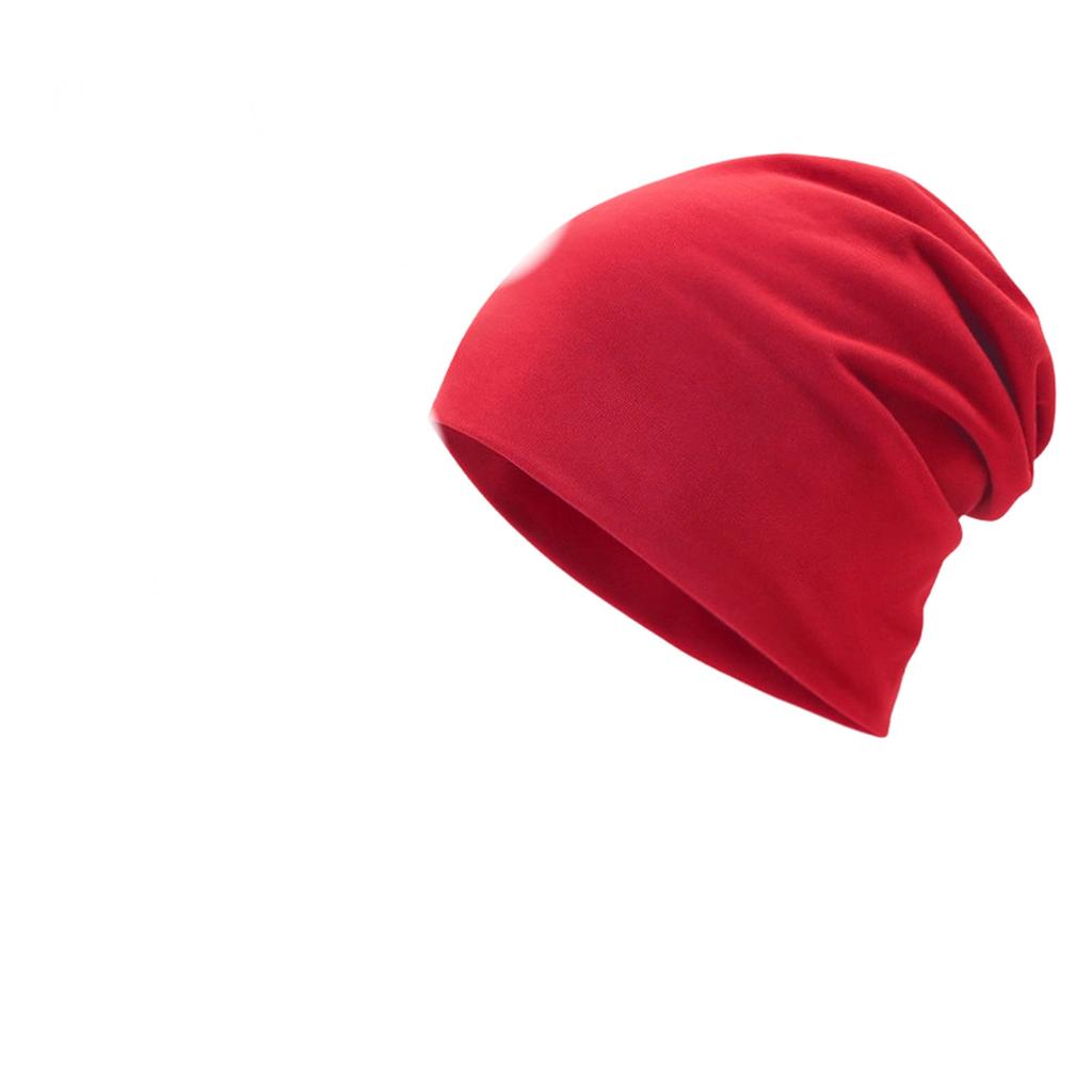 Summer T-Shirt Cotton Slouchy for Women Men Fashion Soft Daily Hat Lightweight Sleep Cap
