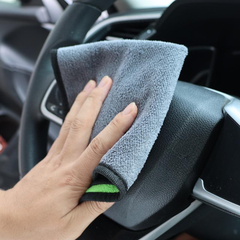 Microfiber Car Cleaning Towels Super Absorbent Thicken Soft Drying Cloth Household Auto Body Washing Towels Double Drying Cloth