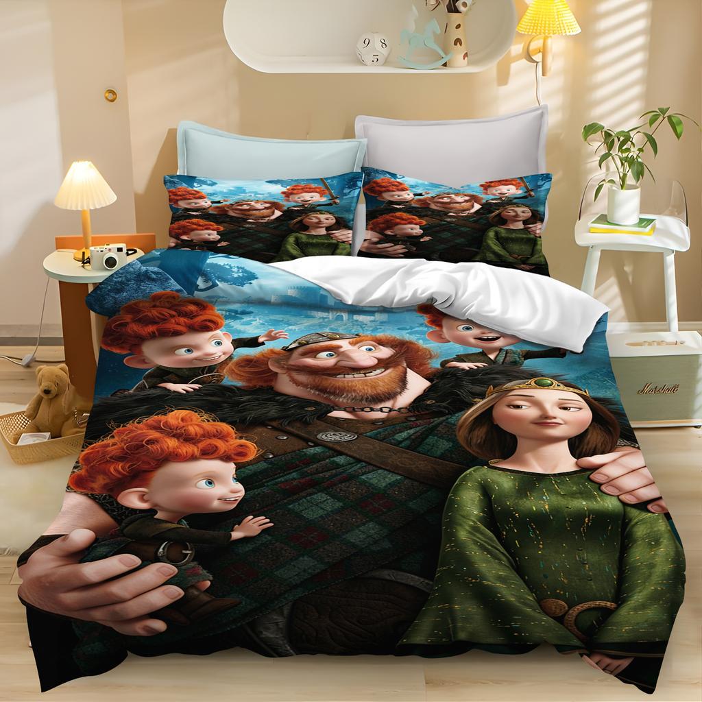 Merida Bettwäsche-Set 1 Bettbezug Einteiliges Bettwäsche-Set Komforte Luxus Exquisites Geburtstagsgeschenk 100% Polyester Heimdekoration