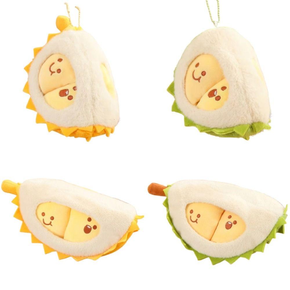 Detachable Fruit Durian Plush Pillow Collection Peeling Durian Plush Doll  Festival Party Decor