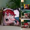 Manga G-Gokurakugai Pillow Case Silky Elegant Comfort Sofa Bed Invisible Zipper