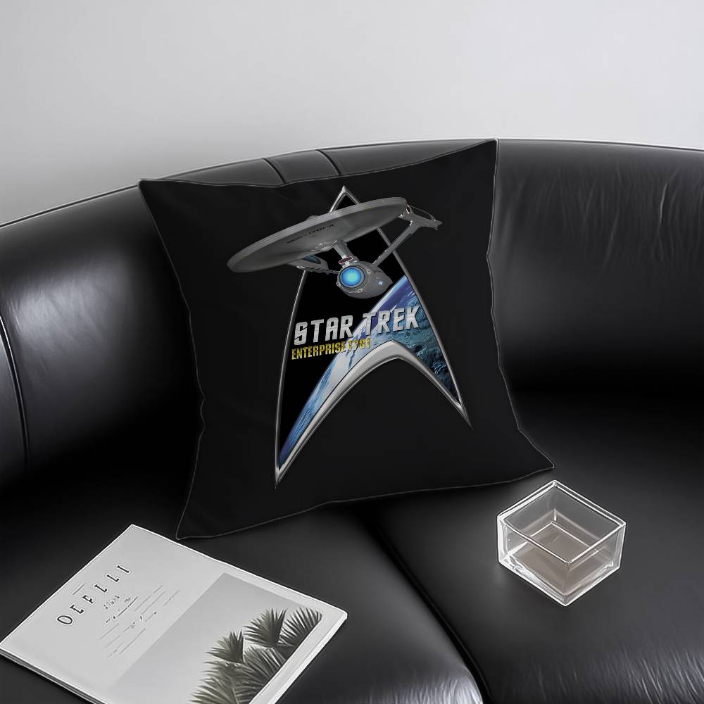S-Star T-Trek Ship Movie Pillow Case Anti-dustmite Invisible Zipper Sofa Bed