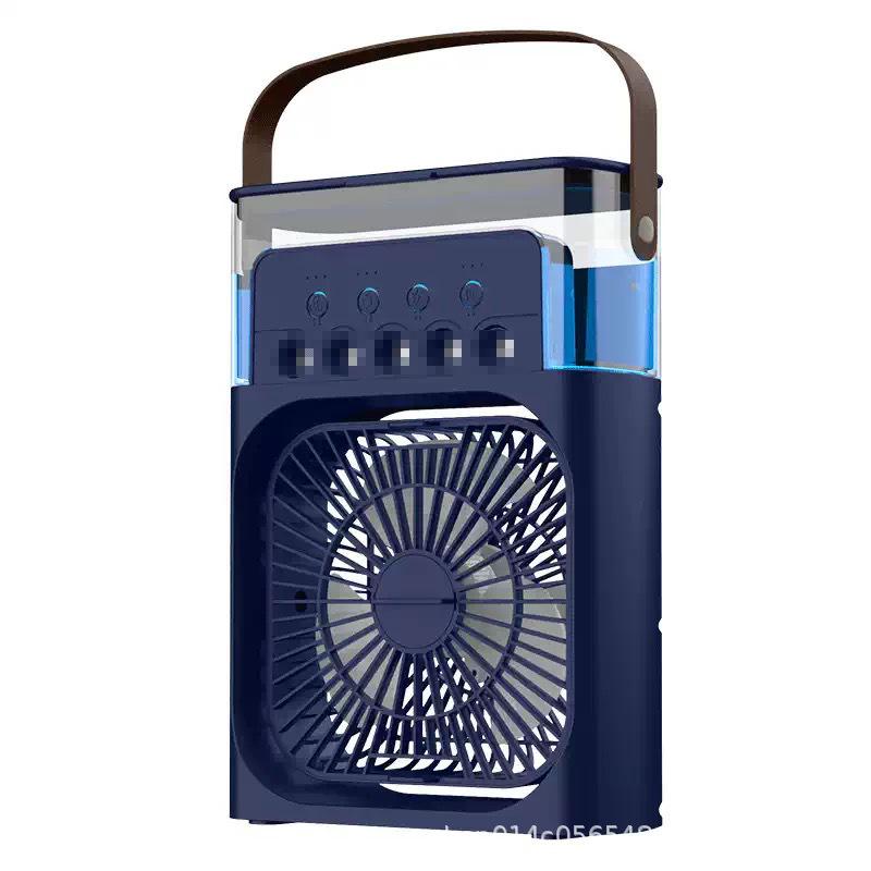Portable Five-Hole Spray Cooling Fan with Humidifier for Office & Dorm