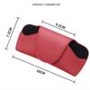 PU Leather Sun Visor Glasses Holder Multi-functional Wear-Resistant Sunshade Plate Organizer Universal Auto Sunglasses Holder