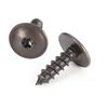 100PCS Parafusos de carroceria de carro para VW Golf Parafuso autoatarraxante de metal Rebite Parafuso de fixação preto Cruz Parafusos autoatarraxantes Phillips