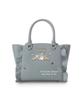 Samantha Vega Tuxedo Sam Collection Flutter Shoulder Dark Blue (Mini) Bag, Women's,