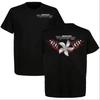 Mercury Racing Propeller T-shirt Voor Achter Afbeelding Schaakbord Vlag Boot Marine