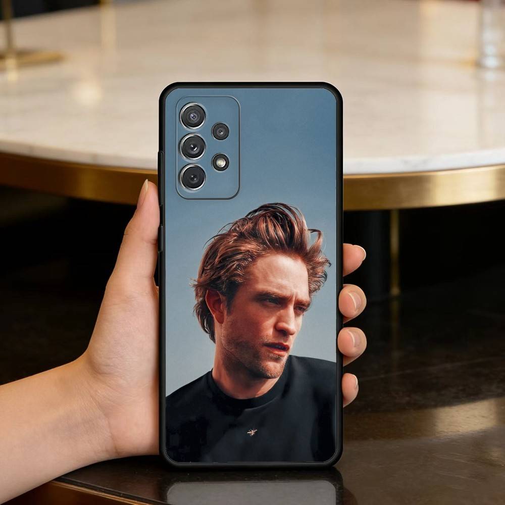 R-Robert P-Pattinson Phone Case For Samsung Galaxy A73,A72,A71,A70,A53,A52,A51,Soft Silicone Black Cover