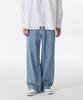 Lightweight Big Wide Denim Pants [Light Indigo]